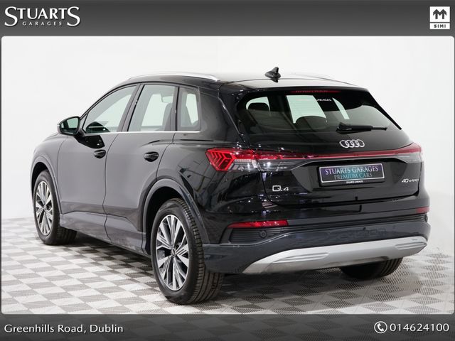 Image for 2023 Audi Q4 e-tron “40 – BIGGER BATTERY* Q4 E-TRON SPORT SUV: MYTHOS BLACK METALLIC, HEADS-UP DISPLAY, 19” DIAMOND CUT ALLOYS, ADAPTIVE CRUISE CONTROL, HEATED SEATS