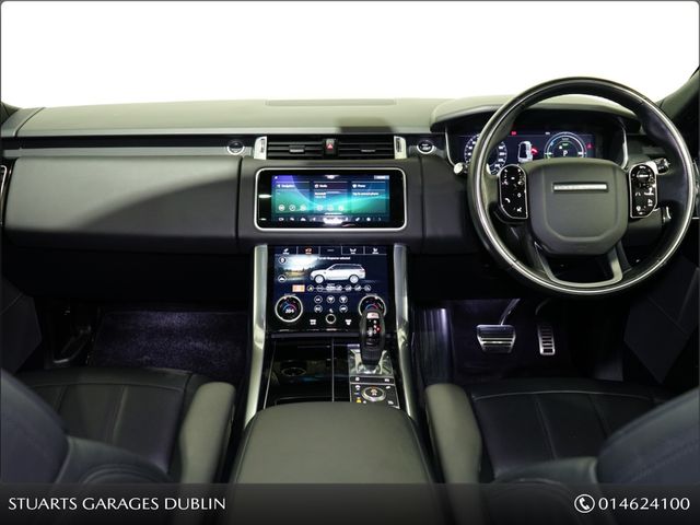 Image for 2021 Land Rover Range Rover Sport Sport 2.0 P400E HSE DYNAMIC BLACK PACK*SANTORINI BLACK WITH BLACK LEATHER, PANORAMIC ROOF, 21” BLACK ALLOYS, KEYLESS ENTRY, REVERSING CAMERA, SAT NAV, MEMORY HEATED SEATS, AIR SUSPENSION, REAR HEATE