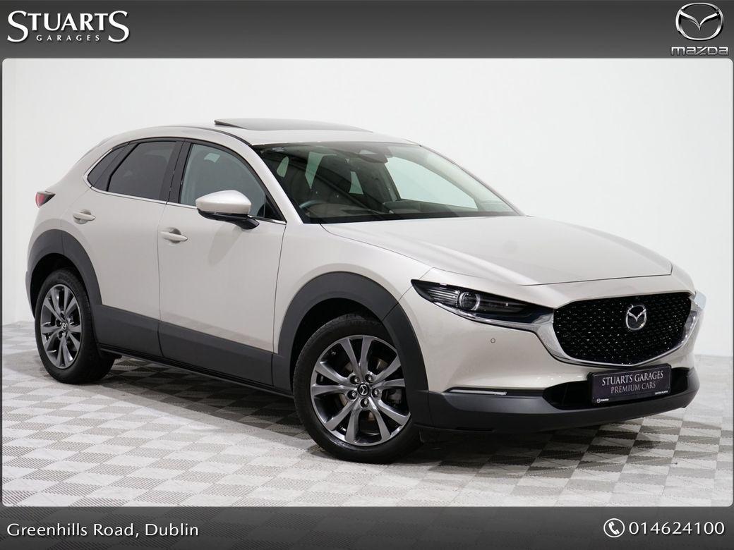 Image for 2025 Mazda CX-30 CX-30 5WGN e-SKYACTIV X 186ps 6MT AWD Takumi SUNROOF ALL WHEEL DRIVE, ONLY 1 AVAILABLE IN THE COUNTRY, OVER €51, 000 NEW*360 CAMERA, WIRELESS CHARGER, WIRELESS CARPLAY / ANDROID AUTO, LEATHER ELE
