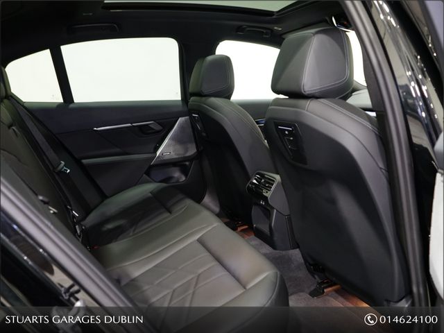 Image for 2025 BMW i5 ** PANORAMIC SUNROOF AND COMFORT PACK** 19” UPGRADE ALLOYS, 570KM CLAIMED RANGE, SAPPHAIRE BLACK METALLIC, BLACK VEGANZA INTERIOR €99K NEW