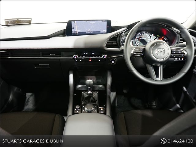 Image for 2025 Mazda Mazda3 SKYACTIV X 2.0 186ps EXCLUSIVE LINE, *REAR CAMERA, SUNROOF, WIRELESS CHARGER, PRIVACY GLASS, 18 INCH CHROME ALLYS, KEYLESS, HEADS UP, NAV, TRAFFIC SIGN RECOGNITION, REAR CAMERA, ADAP CRUISE, LANE
