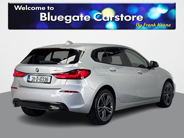 Image for 2021 BMW 1 Series D SPORT**BLACK LEATHER SEATS**LUMBAR SUPPORT**TOUCHSCREEN MEDIA**PHONE CONNECTIVITY**PARKING SENSORS**DUAL CLIMATE**DRIVE MODES**MULTIFUNCTIONAL STEERING WHEEL**CRUISE CONTROL**ISOFIX**FINACE AVAILABL