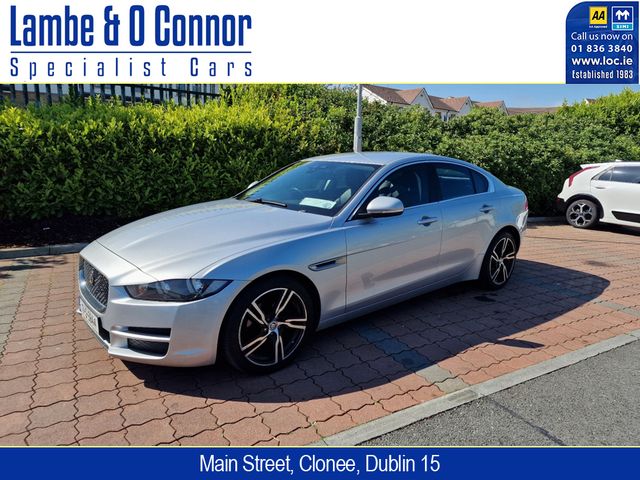 Image for 2017 Jaguar XE 2.0 D PRESTIGE * SILVER MET / BLACK LEATHER * SAT NAV * HEATED SEATS * 