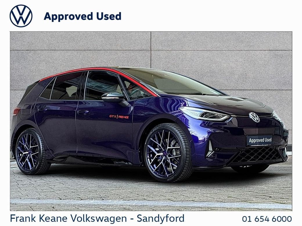 Image for 2026 Volkswagen ID.3 GTX Performance FIRE+ICE 79 kWh @Frank Keane Volkseagen South Dublin