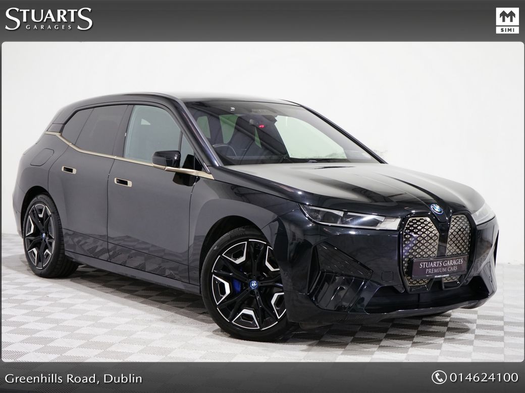 Image for 2022 BMW iX IX M-SPORT PRO WITH 22” ALLOYS, SAPPHAIRE BLACK METALLIC WITH COPPER ACCENTS. SKY LOUNGE, COMFORT PACK ETC. 