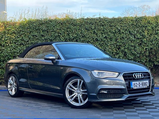 Image for 2015 Audi A3 CABRIOLET S-LINE 1.6 TDI // 18" S-LINE ALLOYS // PARKING SENSORS // SATELLITE NAVIGATION 