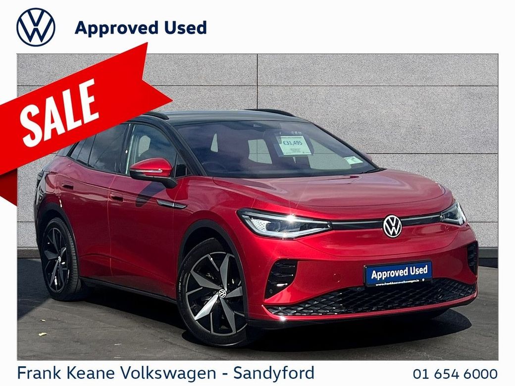 Image for 2022 Volkswagen ID.4 *GTX BUSINESS* 77kWh 299HP @Frank Keane Volkswagen South Dublin