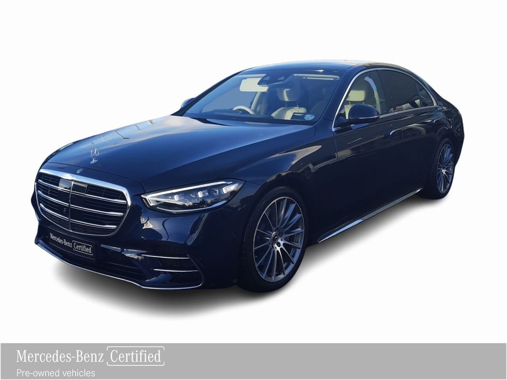 Image for 2024 Mercedes-Benz S Class S 450e AMG Line--Panoramic Sunroof, Nappa Leather, 20" Multispoke Alloys, Burmester Sound, Airmatic Suspension, Driver Assistance Pack, Memory Package, Urban Guard