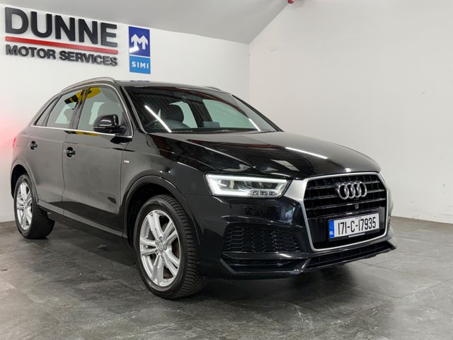 Image for 2017 Audi Q3 **S-LINE EDITION **MULTI FUNCTION STEERING WHEEL **ADAPTIVE CRUISE CONTROL **DUAL DIGITAL CLIMATE CONTROL **MULTI DRIVE MODES **FRONT / REAR PARKING SENSORS **POP UP DIGITAL RADIO **ELECTRIC BOOT OPEN