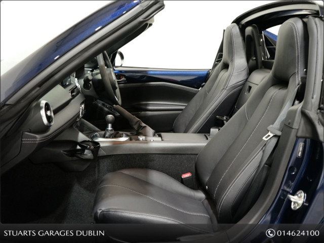 Image for 2024 Mazda MX-5 MX-5 RF 2.0 EXCLUSIVE 184PS*@ MAZDA SOUTH DUBLIN, DEEP CRYSTAL BLUE METALLIC WITH BLACK LEATHER*