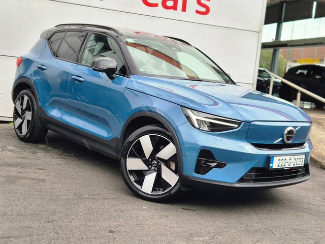 Image for 2022 Volvo XC40 Recharge Ultimate, 20" Alloys, Electric & Heated Seats, 360 Camera, Electric Tailgate - First Registered September 2022 - Trade in Price €25, 999