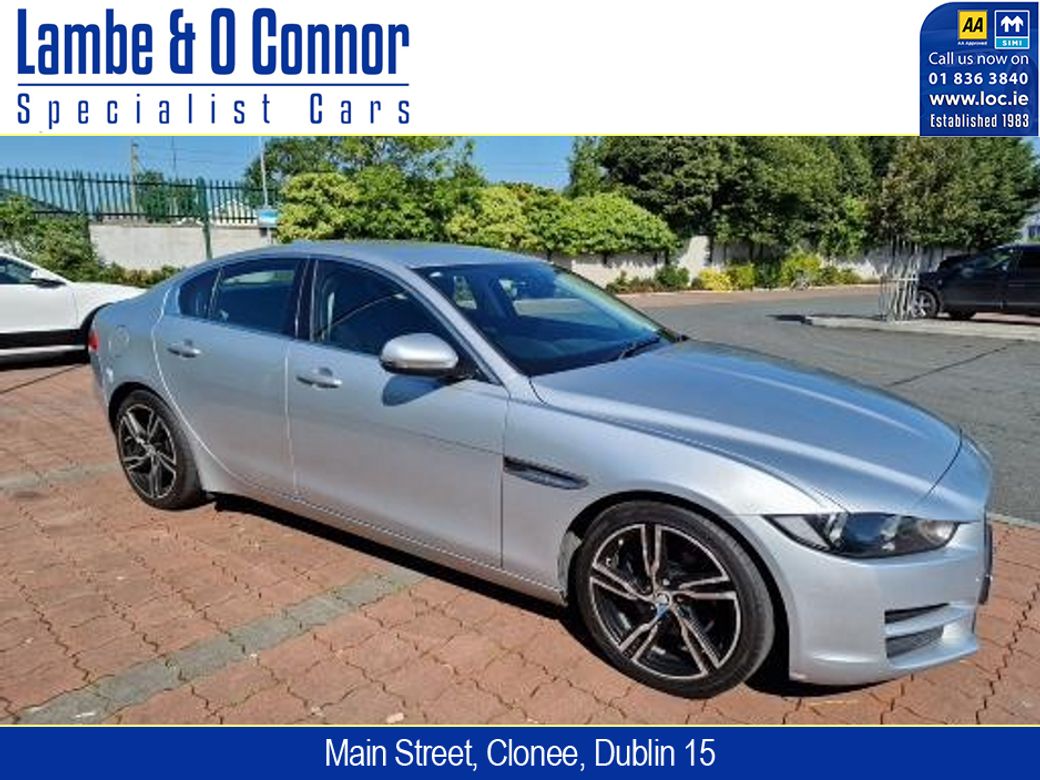 Image for 2017 Jaguar XE 2.0 D PRESTIGE * SILVER MET / BLACK LEATHER * SAT NAV * HEATED SEATS * 