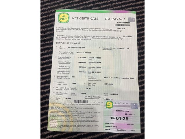 Image for 2016 Dacia Sandero Stepway 1.5 dCi 90 STEPWAY ALTERNATIVE