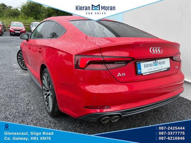 Image for 2018 Audi A5 2.0 TDI S LINE 187BHP 5DR AUTO