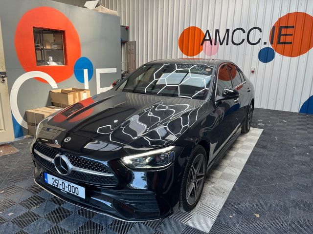 Image for 2025 Mercedes-Benz C Class 2025 MERCEDES-BENZ C350E SPORTS 2.0 AUTOMATIC / CRUISE CONTROL / PARKING CAMERA / ELECTRIC MEMORY & HEATED SEATS / PADDLE SHIFTERS / AMBIENT LIGHTS / APPLE CARPLAY / PANORAMIC SUNROOF AND MORE