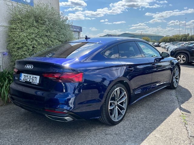 Image for 2020 Audi A5 SPORTBACK S-LINE 40TDI 190BHP AUTOMATIC 2.0 DIESEL //HIGH SPEC//HEAD UP DISPLAY//ADAPTIVE CRUISE CONTROL//FULL LEATHER HEATED SEATS//SAT NAV//REVERSE CAMERA//AUDI SERVICE HISTORY//