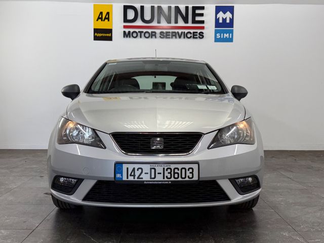 Image for 2014 SEAT Ibiza **2 KEYS **15" BRUSHED SILVER WHEELS **GARMIN TOUCHSCREEN **BLUE AND GREY FABRIC SEATS **ELECTRIC WINDOW ADJUSTMENT **DASH CAM BUILT INTO REAR VIEW MIRROR **MULTI FUNCTION STEERING WHEEL **FRONTAND 