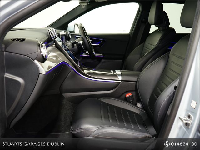 Image for 2024 Mercedes-Benz GLC Class 300E AMG LINE PHEV: IRIDIUM SILVER METALLIC WITH BLACK ARTICO: WIRELESS CHARGER, REVERSING CAMERA, HEATED SEATS, KEYLESS GO, POWERED BOOT
