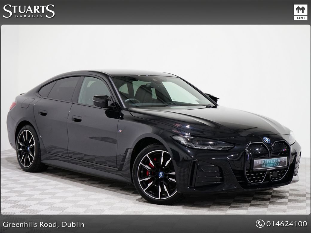 Image for 2024 BMW i4 *SOLD DEPOSIT TAKEN*M50 WITH PRO PACK AND TECH PACK* M-SPORT, SAPPHAIRE BLACK METALLIC, BLACK LEATHER, ELEC MEMORY HEATED SEATS, HEADS UP, SUN PRO GLASS