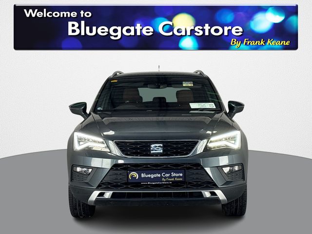 Image for 2017 SEAT Ateca 1.4 TSI XCELLENCE **FULL LEATHER BROWN AND BLACK INTERIOR**FRONT HEATED SEATS**APPLE CARPLAY**ANDROID AUTO**TOUCHSCREEN INFOTAINMENT SCREEN**REVERSE CAMERA**PARKING SENSORS**USB CHARGING PORTS**