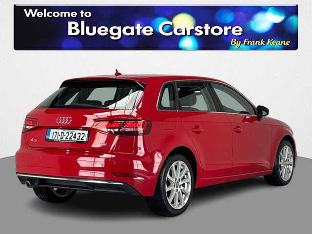 Image for 2017 Audi A3 SPORTBACK 1.6 TDI SE**HALF LEATHER INTERIOR**DIGITAL MEDIA DISPLAY**BLUETOOTH**PARKING SENSORS**MULTIFUNCTIONAL STEERING WHEEL**ELECTRIC HANDBRAKE**SEMI DIGITAL DASH**