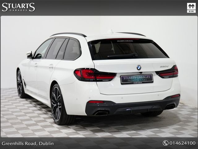 Image for 2024 BMW 5 Series GREAT SPEC 520D TOURING, ALPINE WHITE WITH BLACK LTHR: M-SPORT PRO PACK, 20” DIAMOND CUT ALLOYS, VISIBILITY PACK 