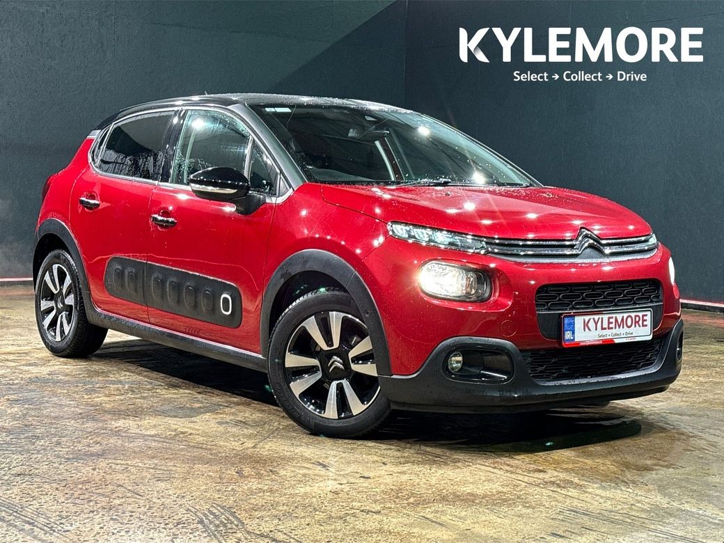 Image for 2019 Citroen C3 1.2 AUTOMATIC - RED/BLACK TWO TONE - FACTORY ALLOYS - REVERSE CAMERA - MULTI FUNCTION STEERING WHEEL - CRUISE CONTROL 