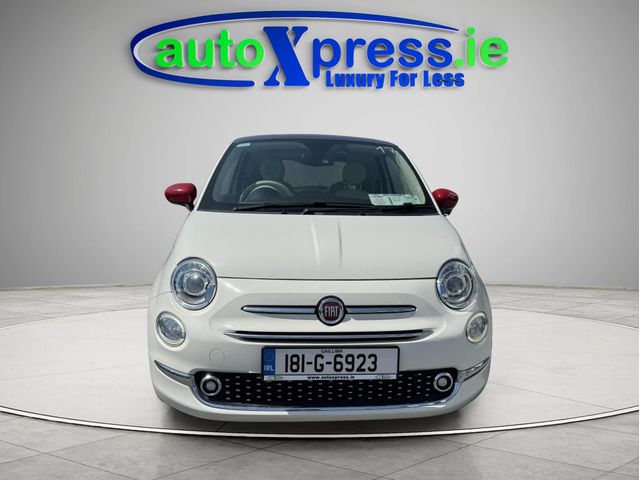 Image for 2018 Fiat 500 TWINAIR LOUNGE Panoramic Glass Roof Automatic, Reversing camera