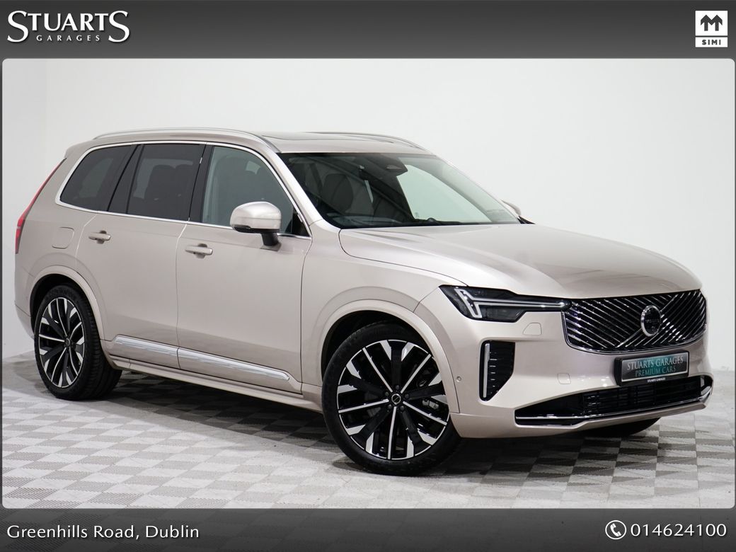 Image for 2025 Volvo XC90 ULTRA BRIGHT PHEV XC90 T8 7 SEATS, BRIGHT DUSK METALLIC WITH CHARCOAL LEATHER, 21” DIAMOND CUT ALLOYS, AIR SUSPENSION, BOWERS AND WILKINS 