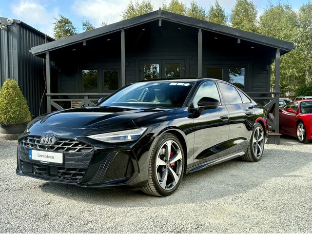 Image for 2026 Audi A6 E-HYBRID QUATTRO EDITION 1, HIGH SPEC, NEW SHAPE, 299BHP, BANG & OLUFSEN, PASSENGER DISPLAY, ADAPTIVE CRUISE CONTROL, HUD, MIDNIGHT GREEN, MATRIX LIGHTS, EXTERIOR BLACK PACK