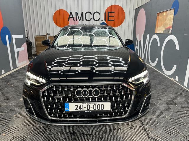 Image for 2024 Audi A8 2024 AUDI A8 PHEV 4WD 60 TFSI E QUATTRO AUTOMATIC 3.0/ PARKING CAMERA/ CRUISE CONTROL / E;LETRIC, HEATED AND LEATHER SEATS/ PADDLE SHIFTERS / AMBIENT LIGHTS AND MORE
