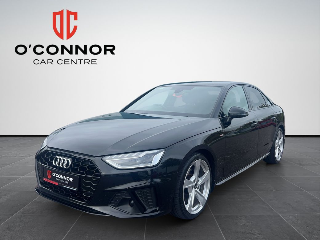 Image for 2024 Audi A4 Black suit, Audi badge and effortless diesel power — executive motoring never goes out of style.