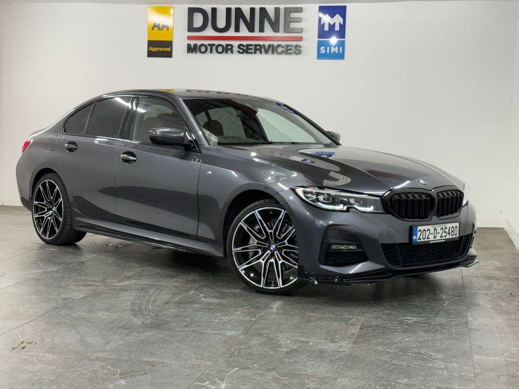 Image for 2020 BMW 3 Series **M-SPORT **LCI TAILIGHTS **MULTI FUNCTION STEERING WHEEL **DIGITAL DASH **TAN LEATHER HEATED SEATS **2 KEYS **MULTI FUNCTION CENTRE CONSOLE **DUAL DIGITAL CLIMATE CONTROL **REVERSING CAMERA **FRONT A