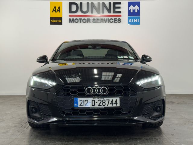 Image for 2021 Audi A5 **CALL AHEAD FOR VIEWING**S-LINE**2 KEYS **PAN SUN ROOF **DIGITAL CLUSTER **DUAL DIGITAL CLIMATE CONTROL **CRUISE CONTROL **TOUCHSCREEN RADIO **HEATED HALF ALCANTARA HALF LEATHER SEATS **REVERSING