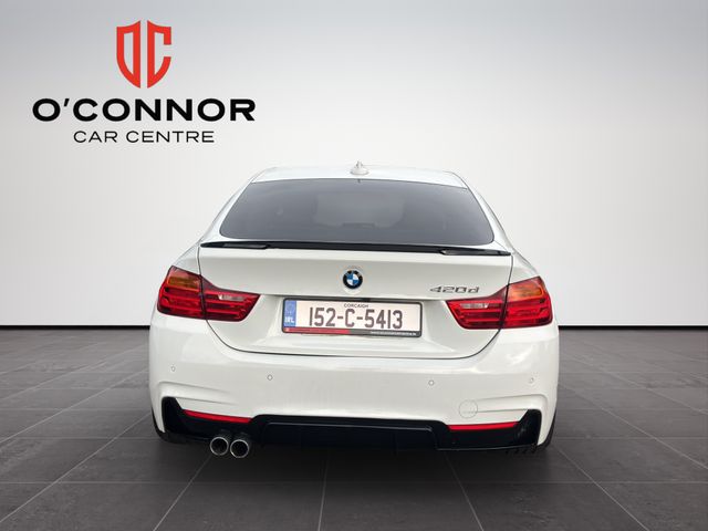 Image for 2015 BMW 4 Series White paint, M Sport attitude and diesel efficiency — this 420d knows how to look good without trying too hard.