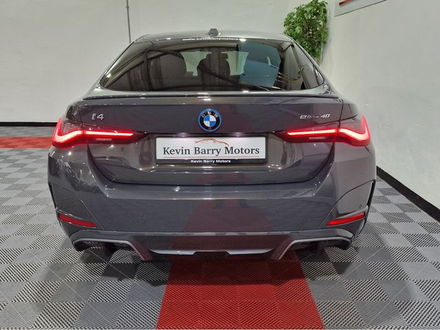 Image for 2022 BMW i4 40 M SPORT (MASSIVE SPEC) AUTOMATIC **ONE OWNER / APPLE CARPLAY / COMFORT ACCESS / ELECTRIC & MEMORY SEATS / HARMAN KARDON SOUND / HEADS UP DISPLAY / REVERSE CAMERA / WIRELESS PHONE CHARGING**
