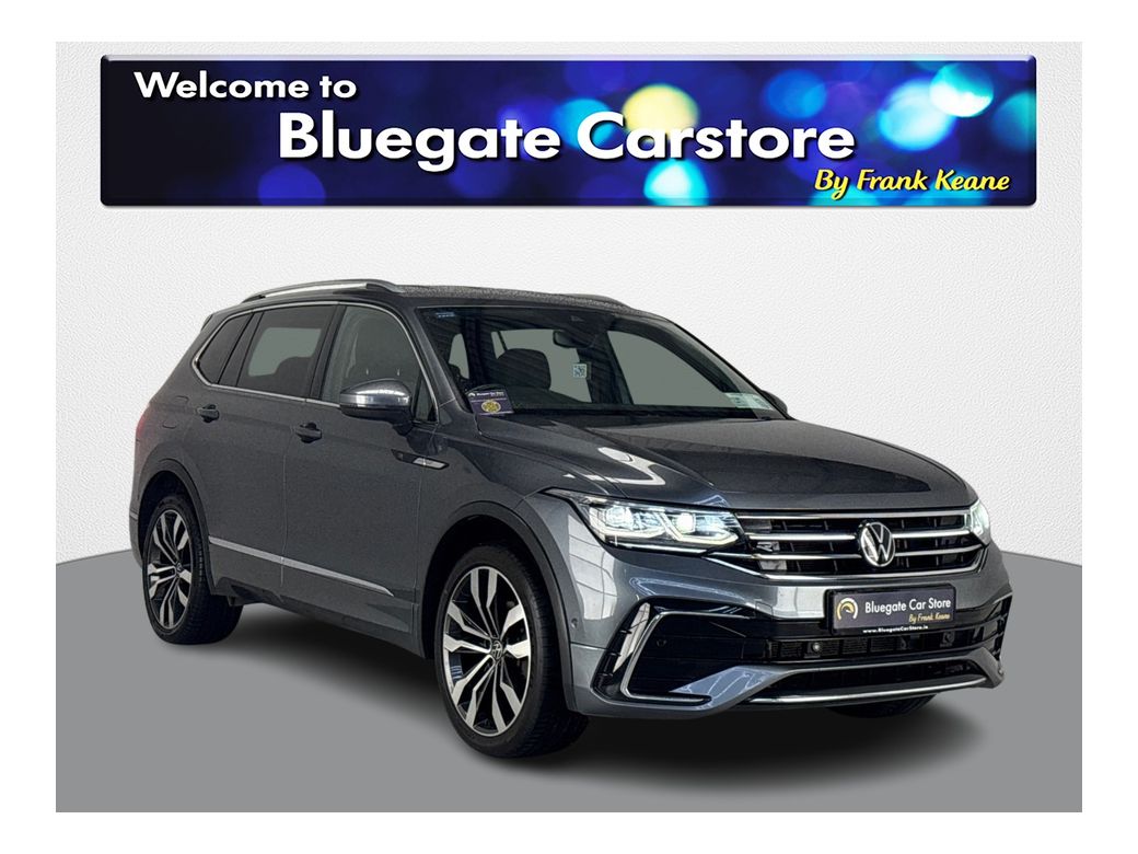Image for 2023 Volkswagen Tiguan Allspace A7 R-LINE 2.0 TDI D7F 150 **R LINE**FULL BLACK HALF LEATHER INTERIOR**TOUCHSCREEN INFOTAINMENT SCREEN**FULL DIGITAL DASH**FRONT HEATED SEATS**PARK ASSIST**AUTOHOLD**CRUISE CONTROL**APPLE CARPLAY**