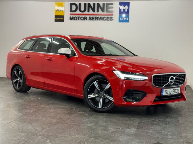 Image for 2017 Volvo V90 **HUGE SPEC **D3 R-DESIGN GT **AWD **PAN SUN ROOF **BOWERS & WILKINS SOUND SYSTEM **CARBON FIBRE INTERIOR TRIM **18'' DIAMOND CUT WHEELS **LANE ASSIST **CROSS TRAFFIC SENSORS **PARN IN / PARK OUT