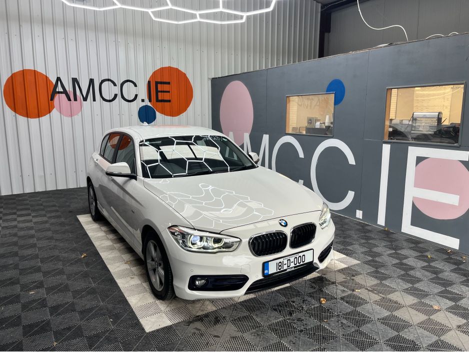 Image for 2018 BMW 1 Series €18950 2018 BMW 1 SERIES AUTOMATIC 118I 1.5L PETROL / 71K KMS / ADAPTIVE CRUISE CONTROL, HEATED SEATS, REVERSE CAMERA & MORE