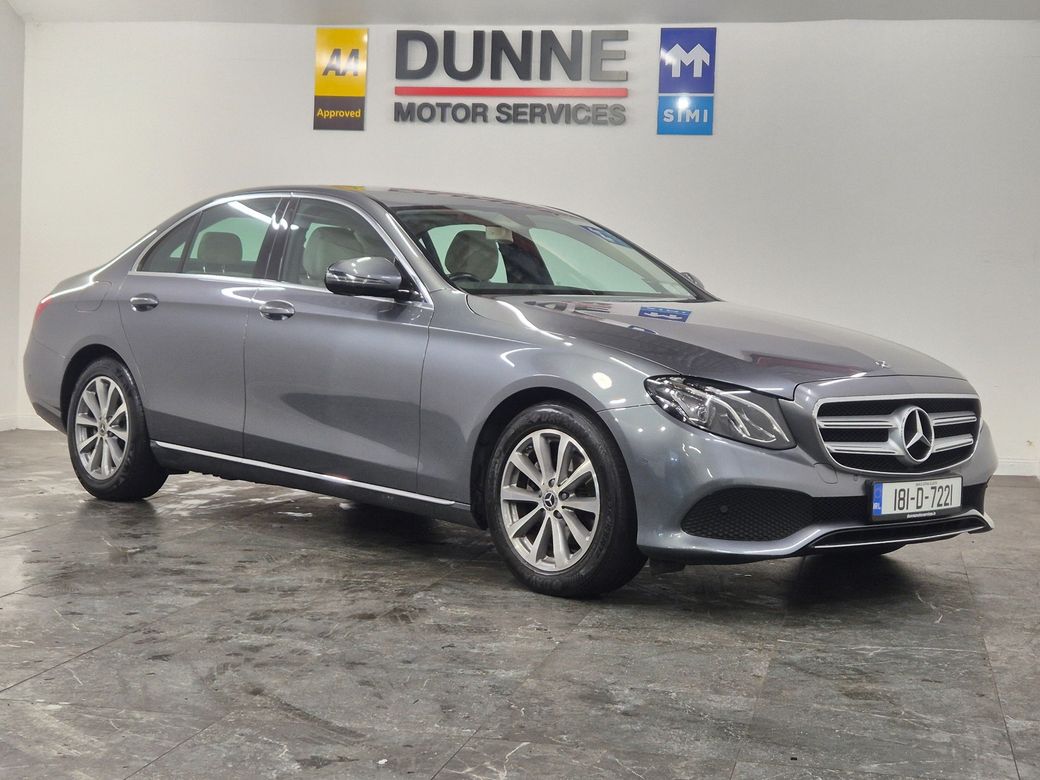 Image for 2018 Mercedes-Benz E Class **E220D**AVANTGARDE**FULL DIGITAL DASH**REAR CAMERA**F+R PARKING SENSORS**SAT NAV**HEATED MEMORY SEATS**FULL CREAM LEATHER**FULL MERC HISTORY**2 KEYS**DUAL DIGITAL CLIMATE**MULTI FUNCTION STEERING**