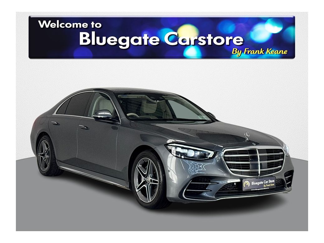 Image for 2021 Mercedes-Benz S Class AMG LINE 4MATIC S350**19 INCH AMG ALLOYS**FRONT HEATED ELECTRIC MEMORY SEATS**REAR HEATED SEATS**CREAM LEATHER INTERIOR**TOUCH SCREEN INFOTAINMENT**REVERSE CAMERA**PARKING SENSORS**FINANCE ARRANGED**