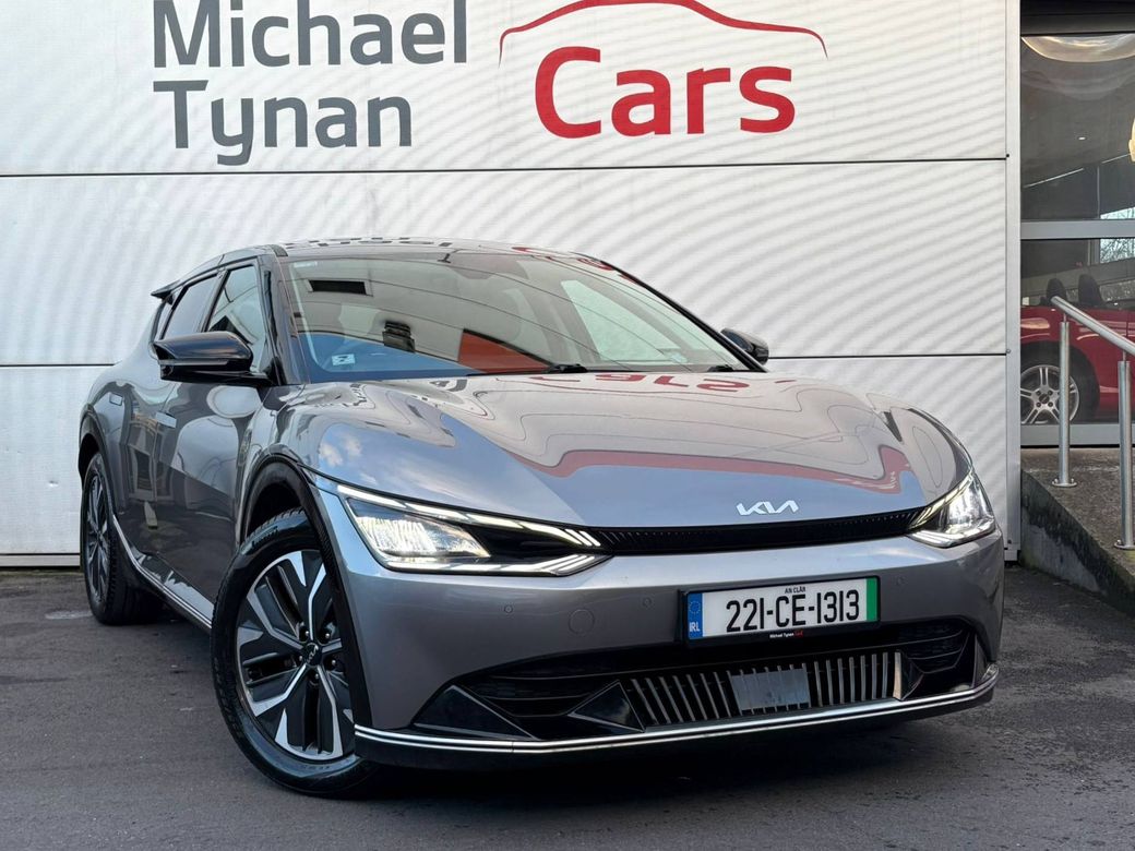 Image for 2022 Kia EV6 77kwh, 19” Alloys, Beige Leather, Heated Steering Wheel, Camera, CarPlay, Wireless Charger, Blind Spot Detection - First Reg in April 2022 - Trade in Price €25, 444