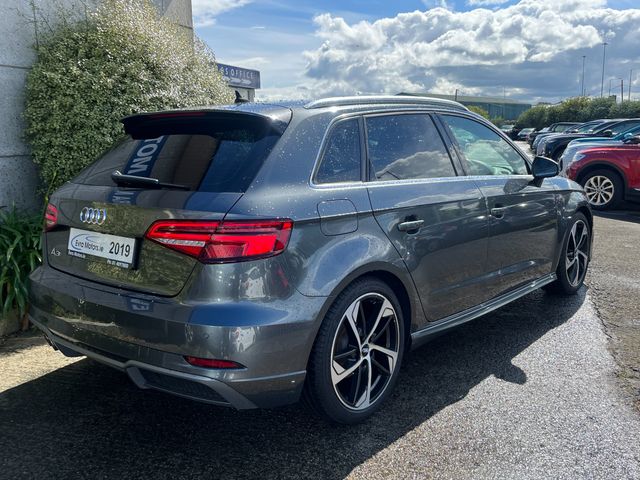 Image for 2019 Audi A3 SPORTBACK S-LINE AUTOMATIC 1.4 PETROL //HIGH SPEC//LOW MILES//HALF LEATHER HEATED SEATS//REVERSE CAMERA//KEYLESS ENTRY//ADAPTIVE CRUISE CONTROL//