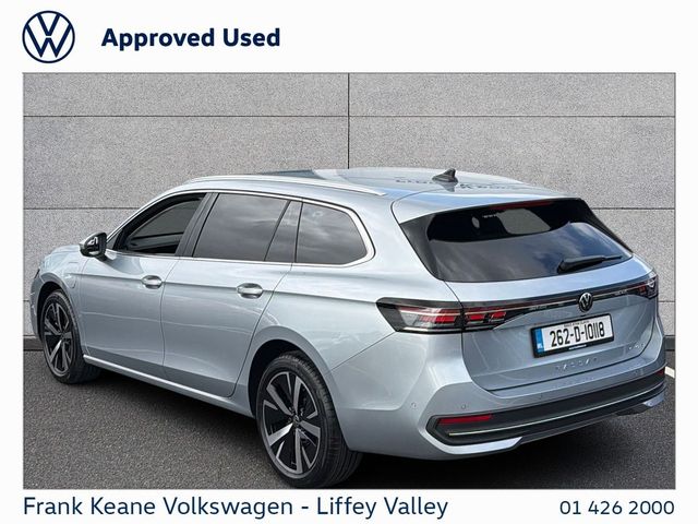 Image for 2026 Volkswagen Passat *NEARLY NEW* BUSINESS PHEV 1.5 TSI 204BHP PLUG IN HYBRID *OYSTER SILVER METALLIC*NEW €51600* *SAVE €4300* *18" CATANIA ALLOYS**LIMITED AVAILABILTY* *FRANK KEANE VOLKSWAGEN LIFFEY VALLEY* *PCP AVAI
