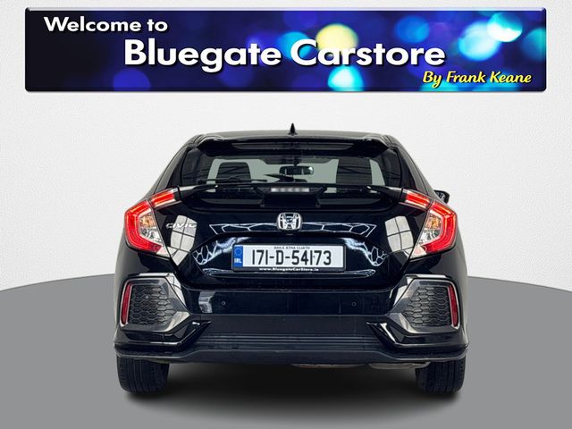 Image for 2017 Honda Civic 1.0 VTEC SE 5DR **FULL BLACK CLOTH INTERIOR**BLUETOOTH AUDIO**ELECTRIC HANDBRAKE**PARKING SENSORS**DIGITAL DASH**INFOTAINMENT SCREEN**SPEED LIMITER**ADAPTIVE CRUISE CONTROL**ECON MODE**A/C**AUTOHOLD**