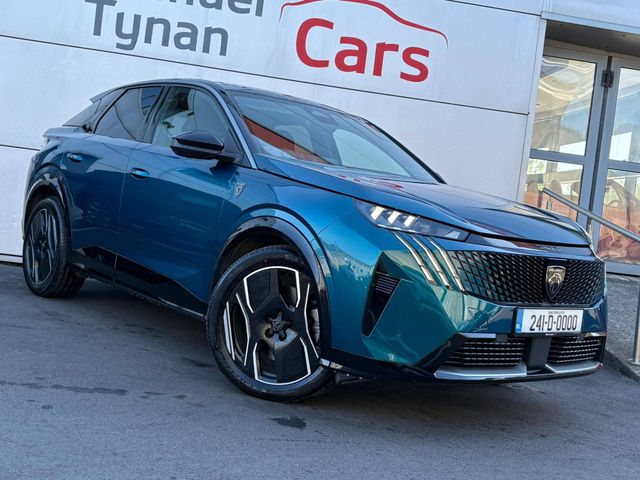 Image for 2024 Peugeot 3008 GT Line 73kwh Auto (210bhp) Tinted Glass, 19" Alloys, Camera, CarPlay, 1/2 Leather - First Registered July 2024 - Trade in Price €31, 888