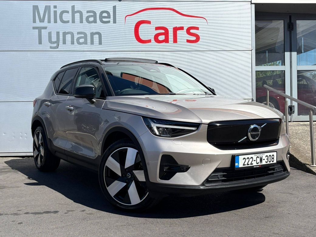 Image for 2022 Volvo XC40 Recharge Ultimate, 20" Alloys, Electric & Heated Seats, 360 Camera, Electric Tailgate - First Registered July 2022 - Trade in Price €25, 999