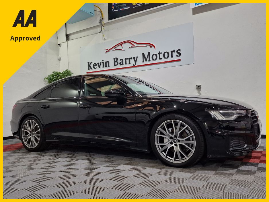 Image for 2021 Audi A6 40TDi S LINE BLACK EDITION 204BHP AUTOMATIC **LOW MILEAGE / TOP SPEC / 20" ALLOYS / APPLE CARPLAY / CRUISE CONTROL / ELECTRIC & MEMORY SEATS / SAT NAV / REVERSE CAMERA / WIRELESS PHONE CHARGING**