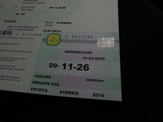 Image for 2014 Toyota Avensis 2.0 D4D Luna €4999