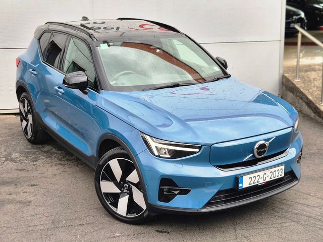 Image for 2022 Volvo XC40 Recharge Ultimate, 20" Alloys, Electric & Heated Seats, 360 Camera, Electric Tailgate - First Registered September 2022 - Trade in Price €25, 999